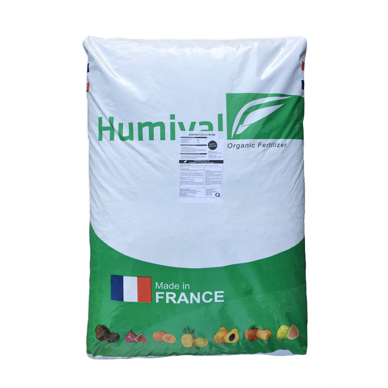 Phân hữu cơ Humival 3.5-2-2 75 OM (Pháp) (25kg/bao) | Dịch vụ Farmnet